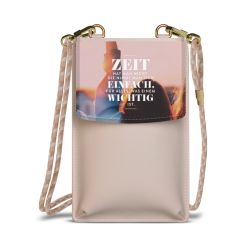 Minibag mit Stoffband Sand