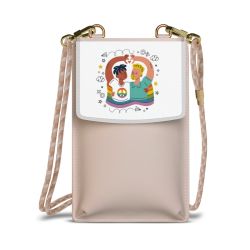 Minibag mit Stoffband Sand