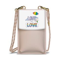 Minibag mit Stoffband Sand