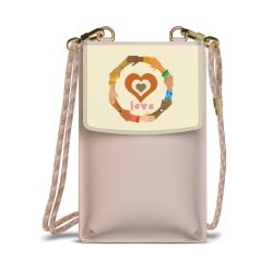 Minibag mit Stoffband Sand