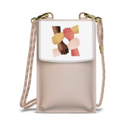 Minibag mit Stoffband Sand