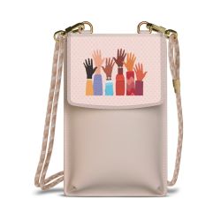 Minibag mit Stoffband Sand