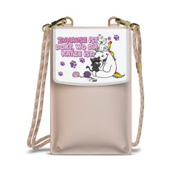 Minibag mit Stoffband Sand