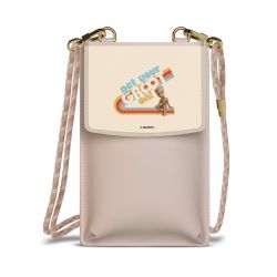 Minibag mit Stoffband Sand