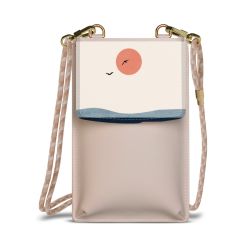 Minibag mit Stoffband Sand