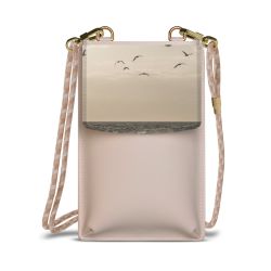 Minibag mit Stoffband Sand