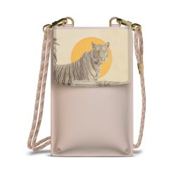 Minibag mit Stoffband Sand