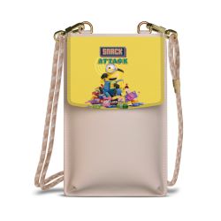 Minibag mit Stoffband Sand