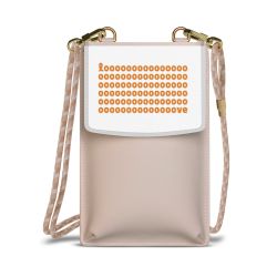 Minibag mit Stoffband Sand