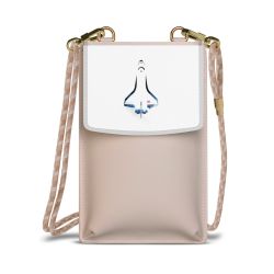 Minibag mit Stoffband Sand