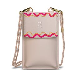 Minibag mit Stoffband Sand