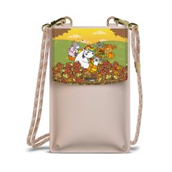 Minibag mit Stoffband Sand