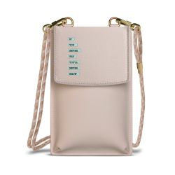 Minibag mit Stoffband Sand