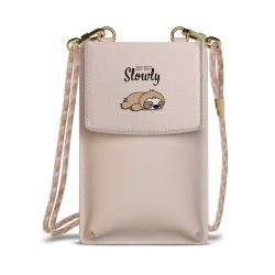 Minibag mit Stoffband Sand