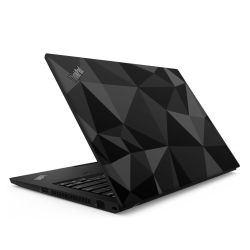Motif Polygone Noir