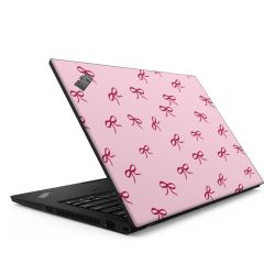 Bows Red Pink Pattern