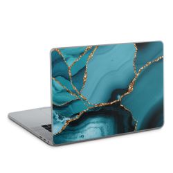 Paesaggio di marmo blu ghiaccio