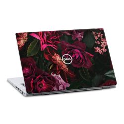 Donkerrode en roze bloemen