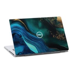 Encre bleue et dorée