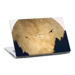 Twee vogels en de maan