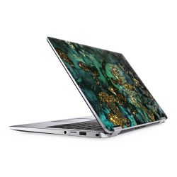 Aspetto marmorizzato ciano glitterato