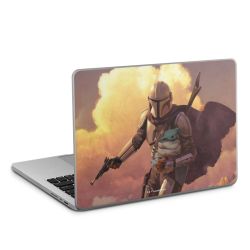 Der Mandalorianer und Grogu Sonnenguntergang Wolken