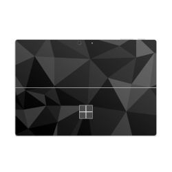 Motif Polygone Noir
