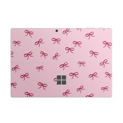 Schleifen Muster Rot Pink