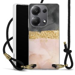 Carry Case Transparent Leather black/gold