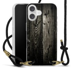 Carry Case Transparent Leather black/gold