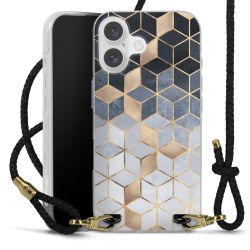 Carry Case Transparent Leather black/gold