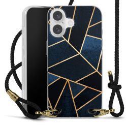 Carry Case Transparent Leather black/gold