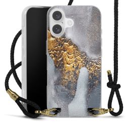 Carry Case Transparent Leather black/gold