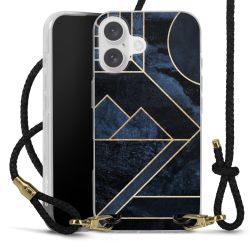 Carry Case Transparent Leather black/gold