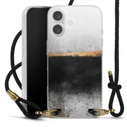 Carry Case Transparent Leather black/gold