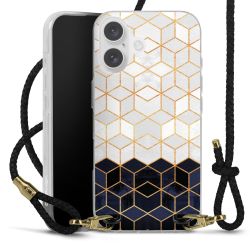 Carry Case Transparent Leather black/gold