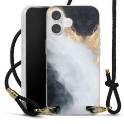 Carry Case Transparent Leather black/gold