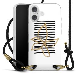 Carry Case Transparent Leather black/gold