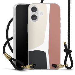 Carry Case Transparent Leather black/gold