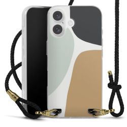 Carry Case Transparent Leather black/gold