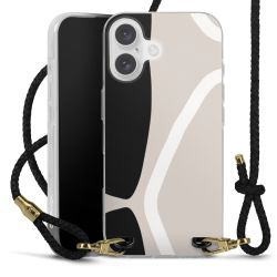 Carry Case Transparent Leather black/gold