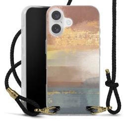 Carry Case Transparent Leather black/gold