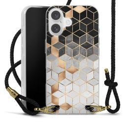 Carry Case Transparent Leather black/gold