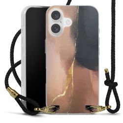 Carry Case Transparent Leather black/gold