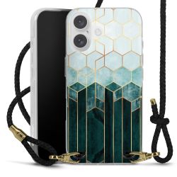 Carry Case Transparent Leather black/gold