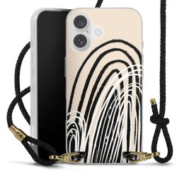 Carry Case Transparent Leather black/gold