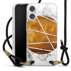 Carry Case Transparent Leather black/gold