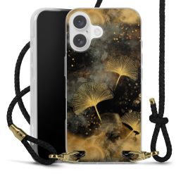 Carry Case Transparent Leather black/gold