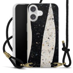 Carry Case Transparent Leather black/gold