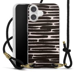 Carry Case Transparent Leather black/gold